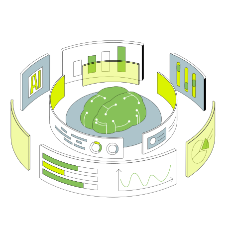 Artificial intelligence analyzes data